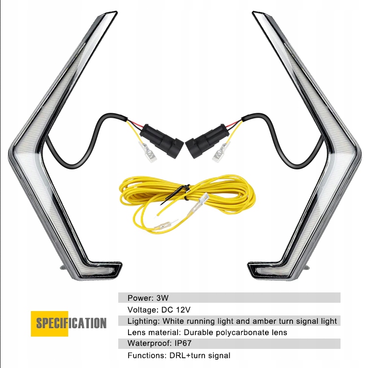 Polaris RZR XP SWIATŁA DZIENNE DRL + KIERUNEK Producent inny