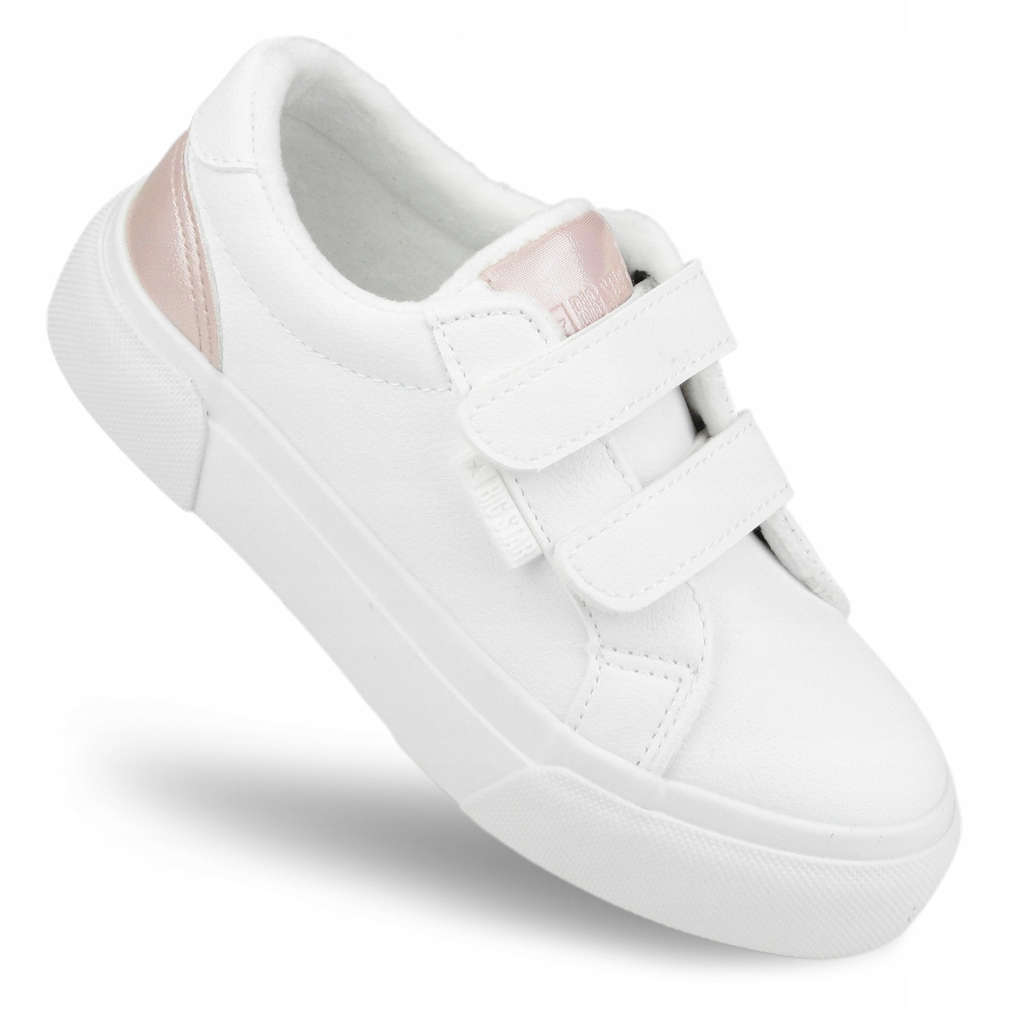 Buty dziecięce Big Star sportowe Sneakersy na rzepy OO374228 białe 28