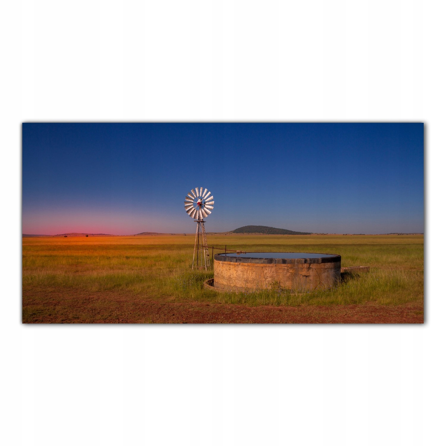 

Obraz na szkle Foto Młyn Farma Krajobraz 120x60