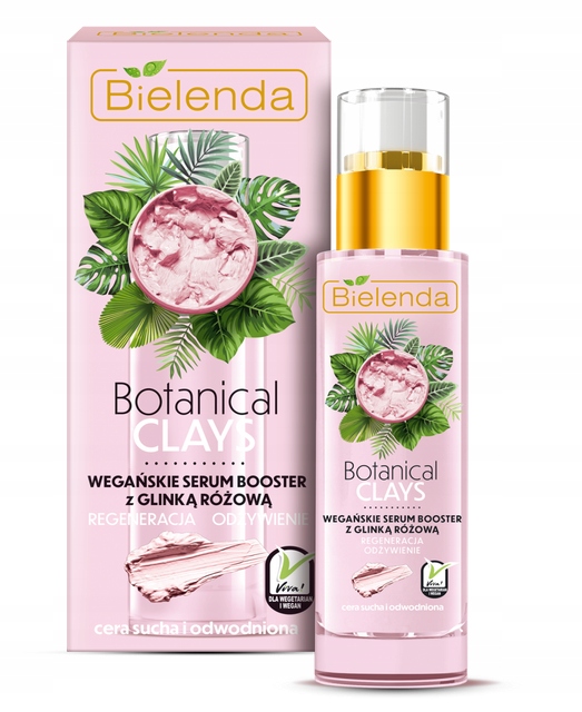 Bielenda Botanical Clays Sérum booster ružový íl 30ml