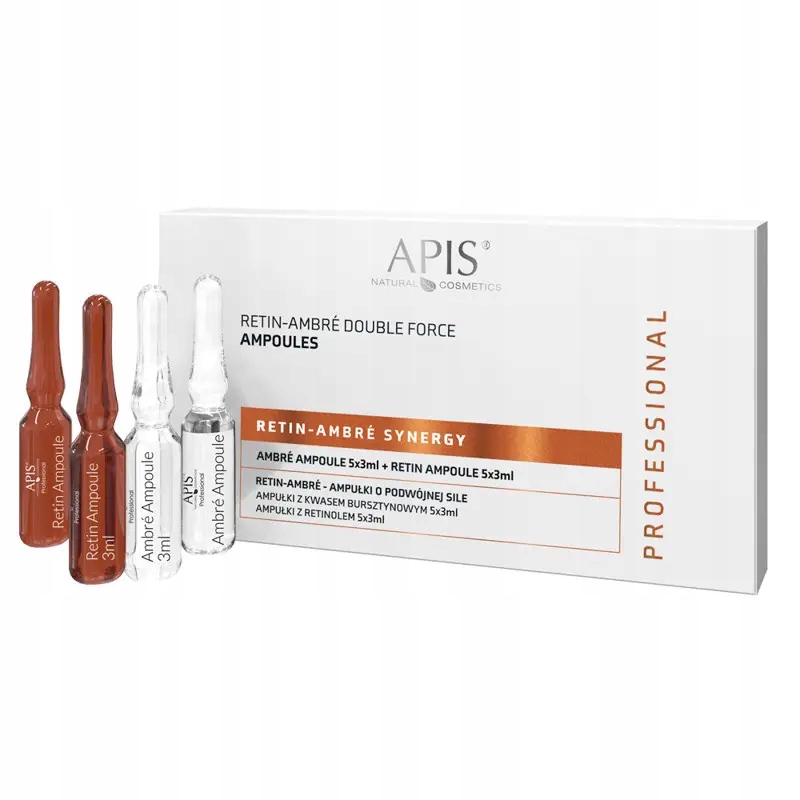 Apis Retin-Ambre Ampulky Dvojitá síla Kyselina jantarová a Retinol 10x3 ml