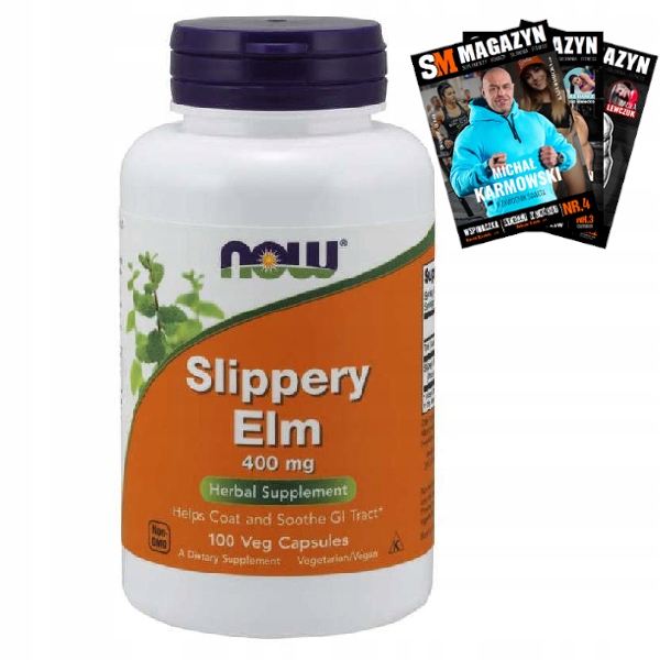 

Now Foods Slippery Elm Wiąz Czerwony 400MG 100KAPS