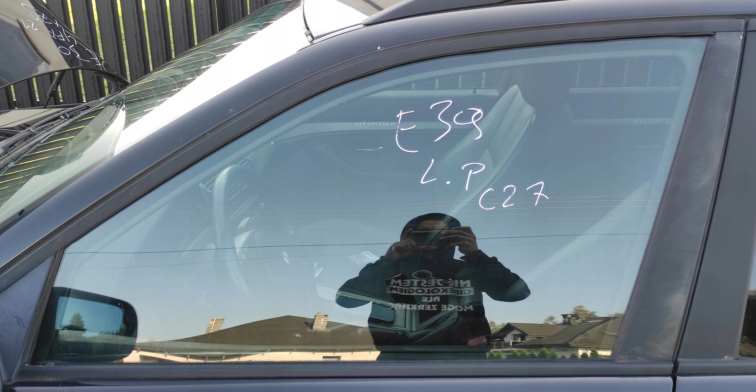 SZYBA LEWY PRZÓD PRZEDNI BMW E39 LIFT