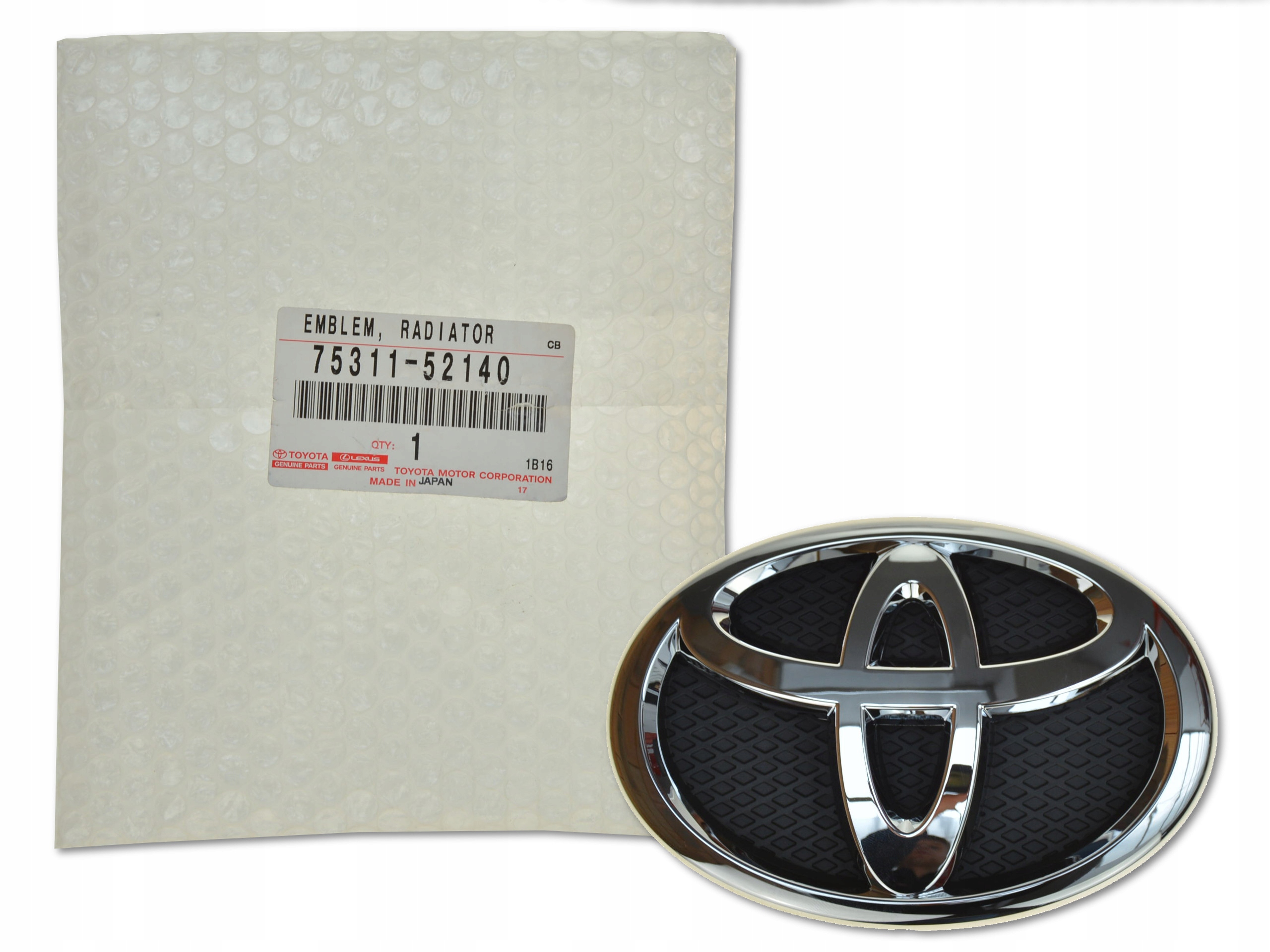 ЕМБЛЕМА ЛОГОТИП КАПОТА ПЕРЕДНЬОГО БАМПЕРА 75311-52140