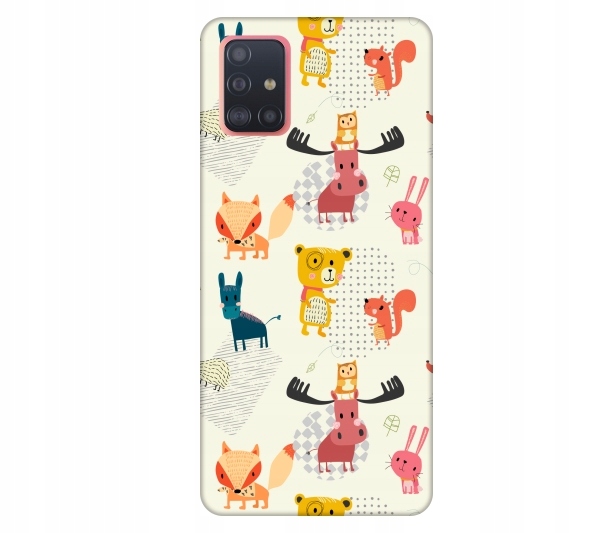 

Etui pokrowiec do Samsung Galaxy A51 Slodkie zwier