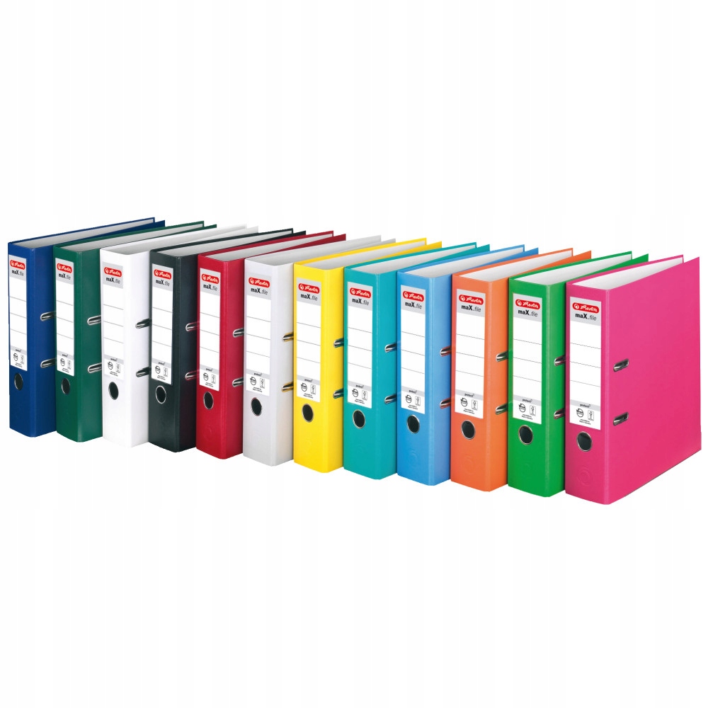 Herlitz segregator Q.File A4 8cm popielaty Grubość 80 mm