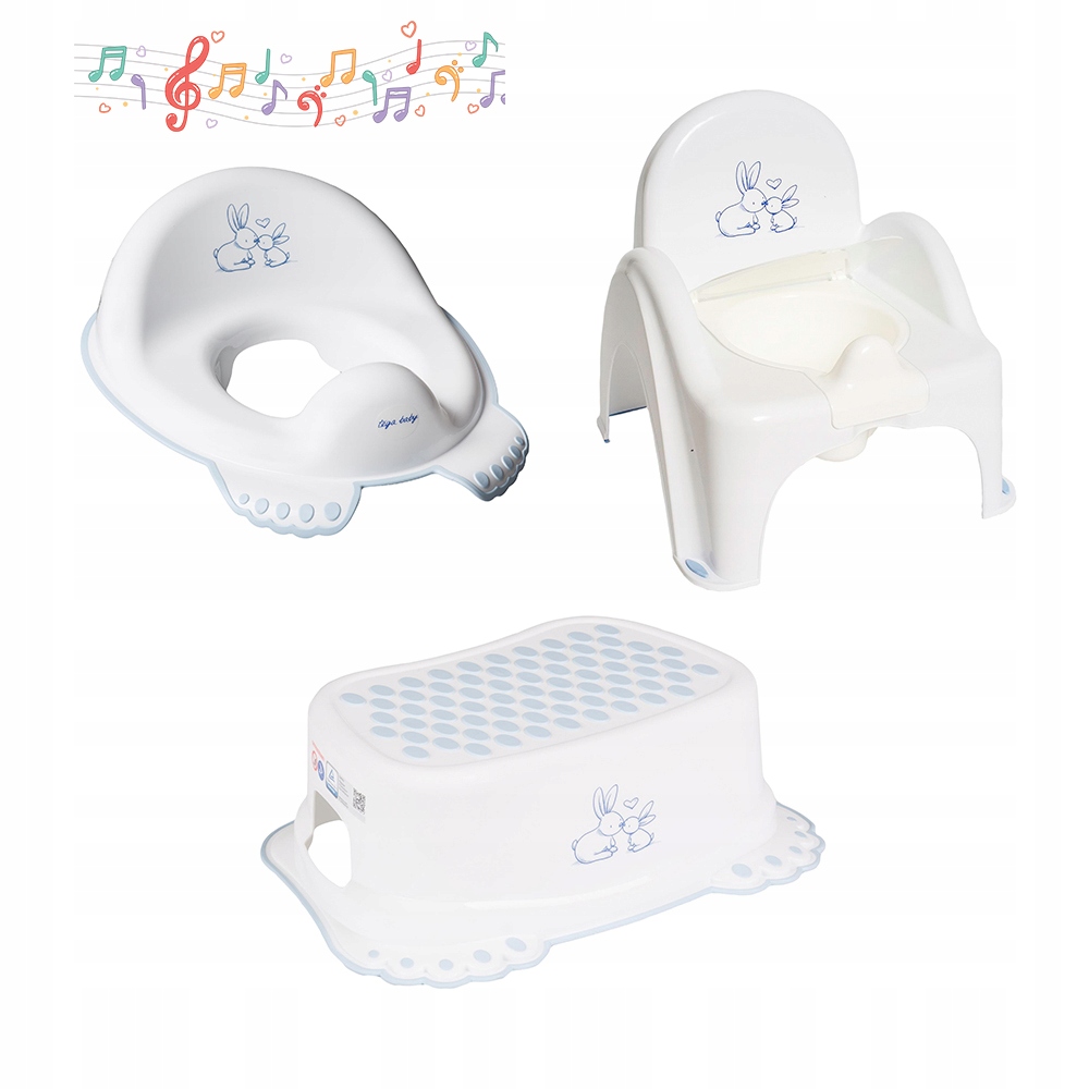 Горшок подставка для ног накладка набор из 3 элементов мелодия