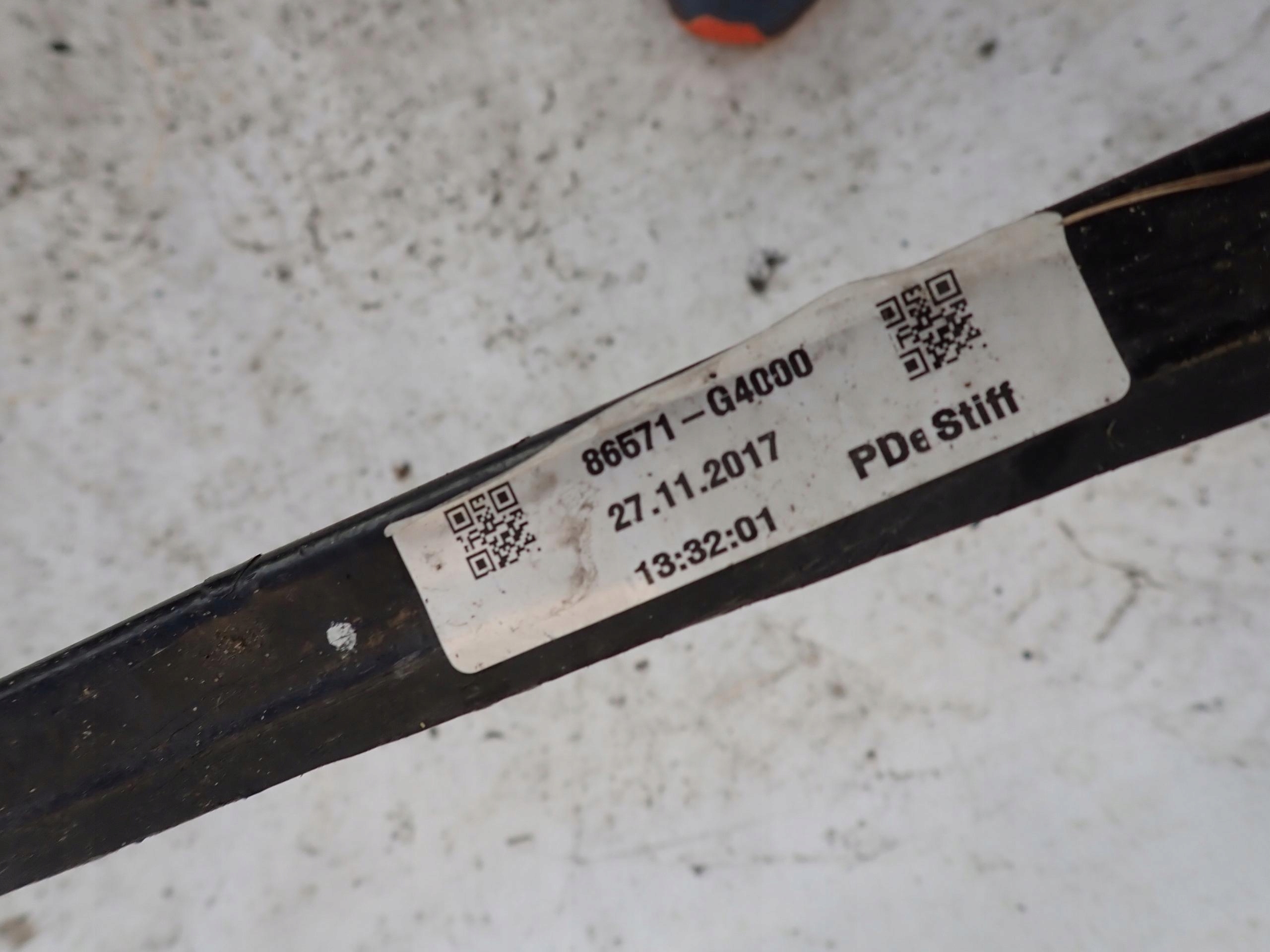 HYUNDAI I30 III 17-> pillar bumper support lower 86571G4000