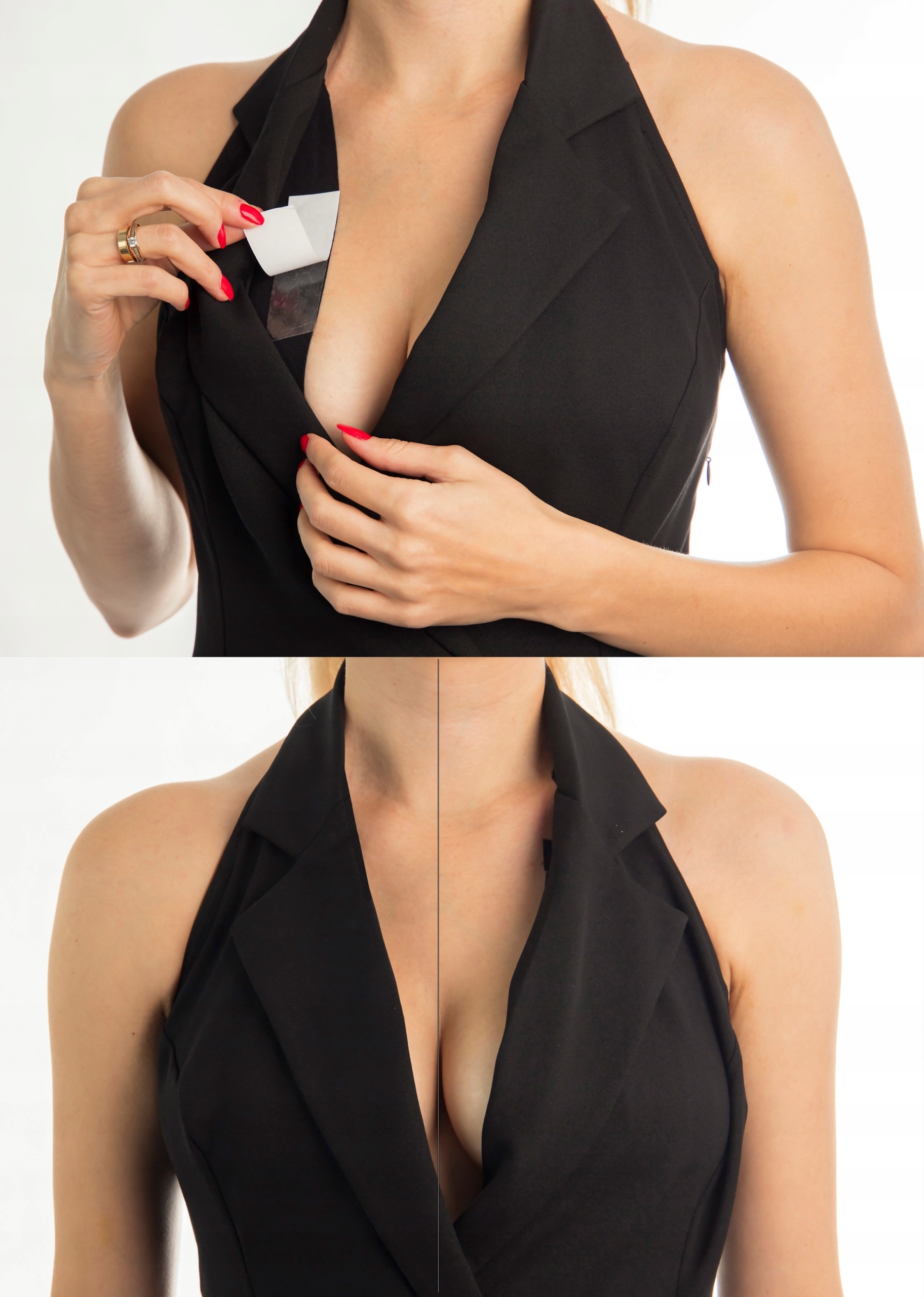 BoobsUp! TAŚMA STYLIZUJĄCA SUKIENKI UBRAŃ CIAŁA 5m Kolekcja utrzymująca taśma do biustu