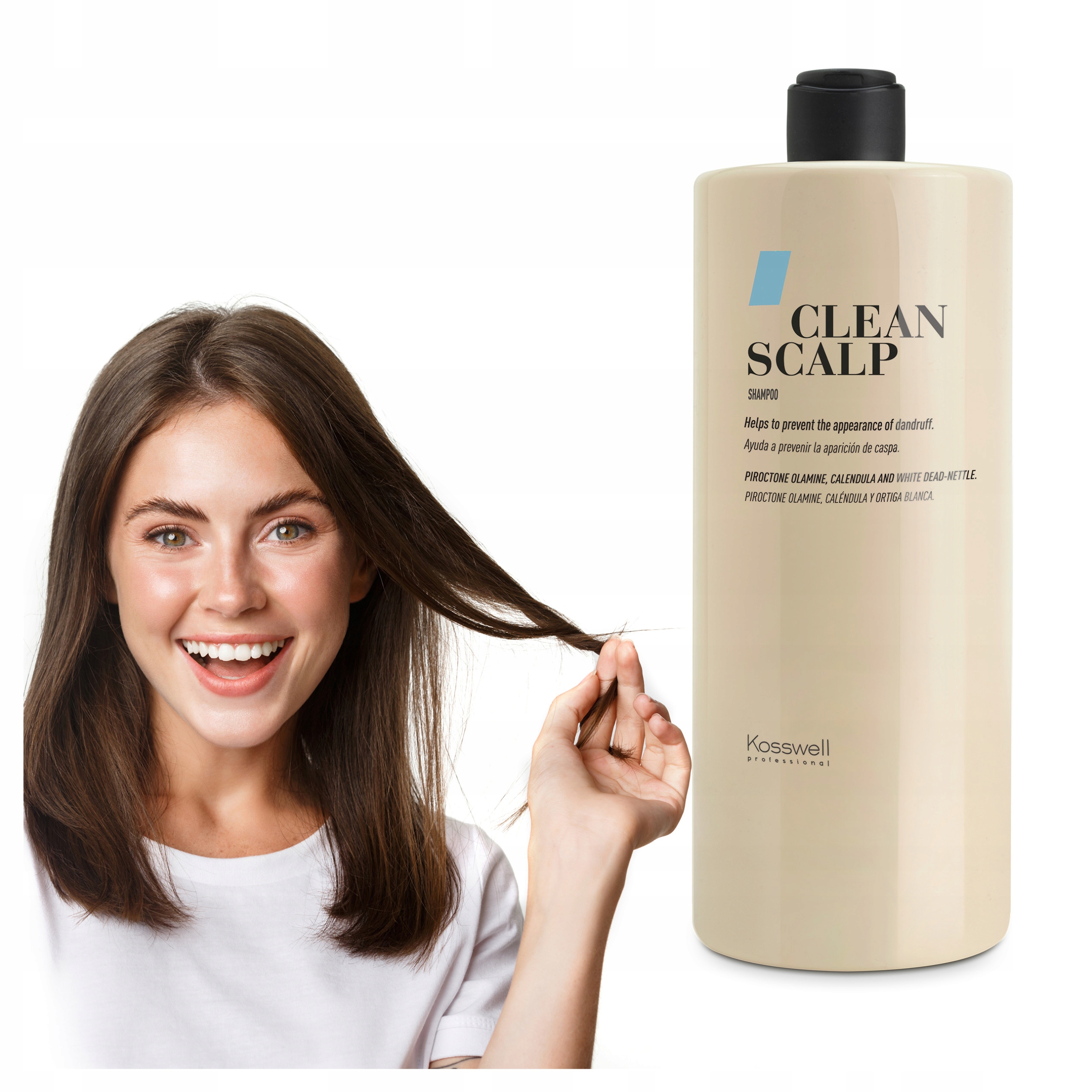 Šampon proti lupům s mentolem Účinný pro Velké lupy 1000 ml