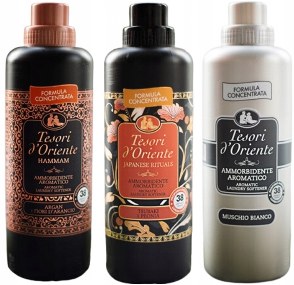 Levně Tesori d'Oriente Sada 3 italských oplachovacích přípravků 760 ml Hjm