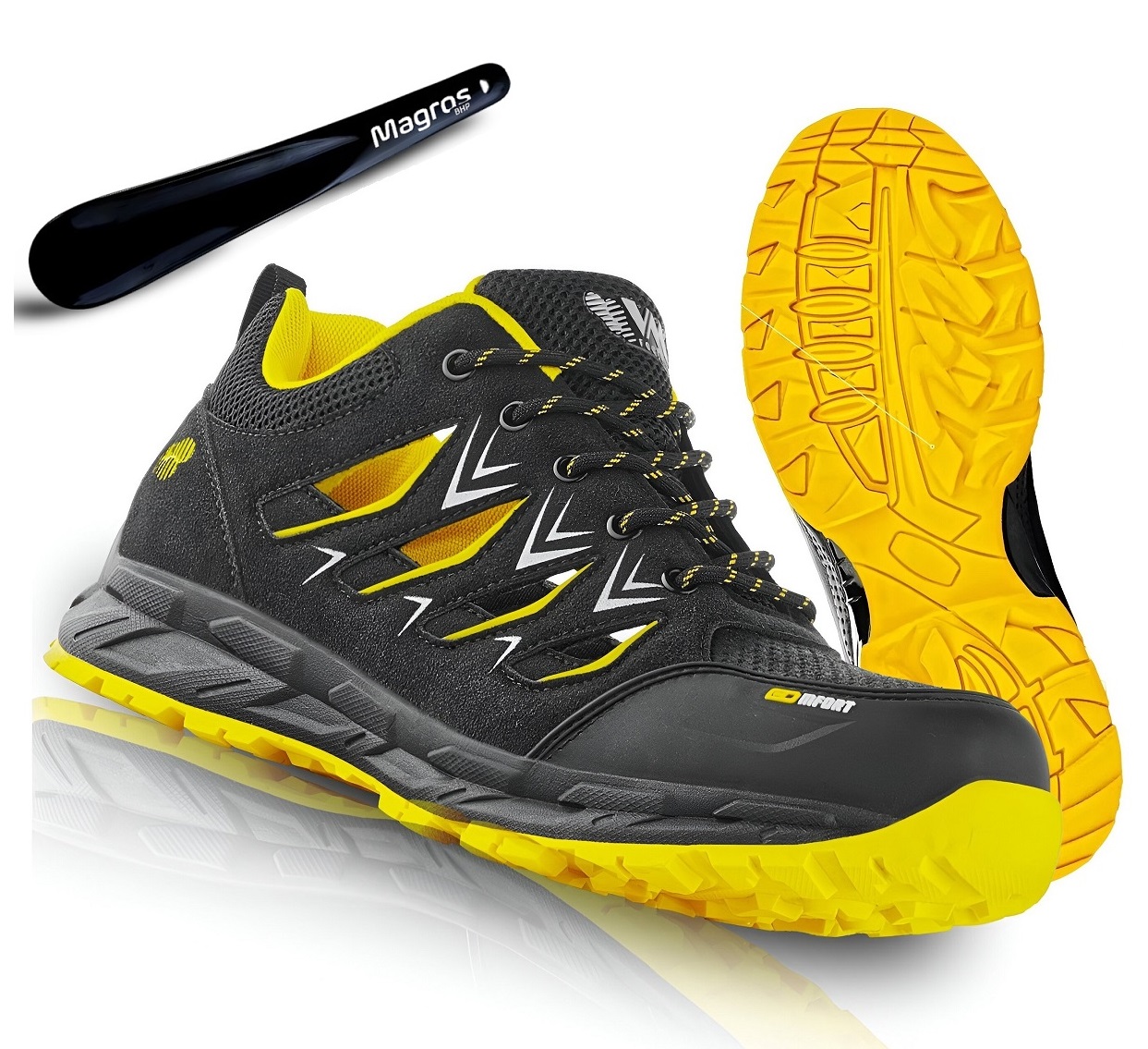 Pracovní sandály Prodyšné Ochranné boty Bozp VM Tenerife S1P Sra 46 Bonus