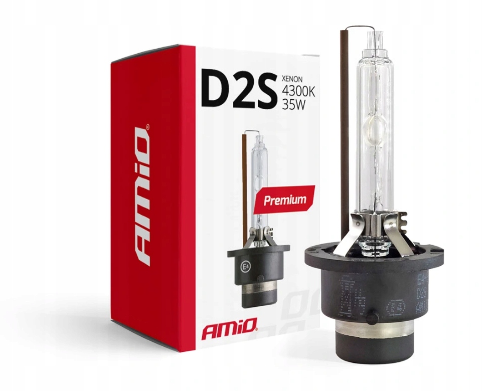 

Żarówka Żarnik Xenon Ksenon D2S 4300K Premium AMiO