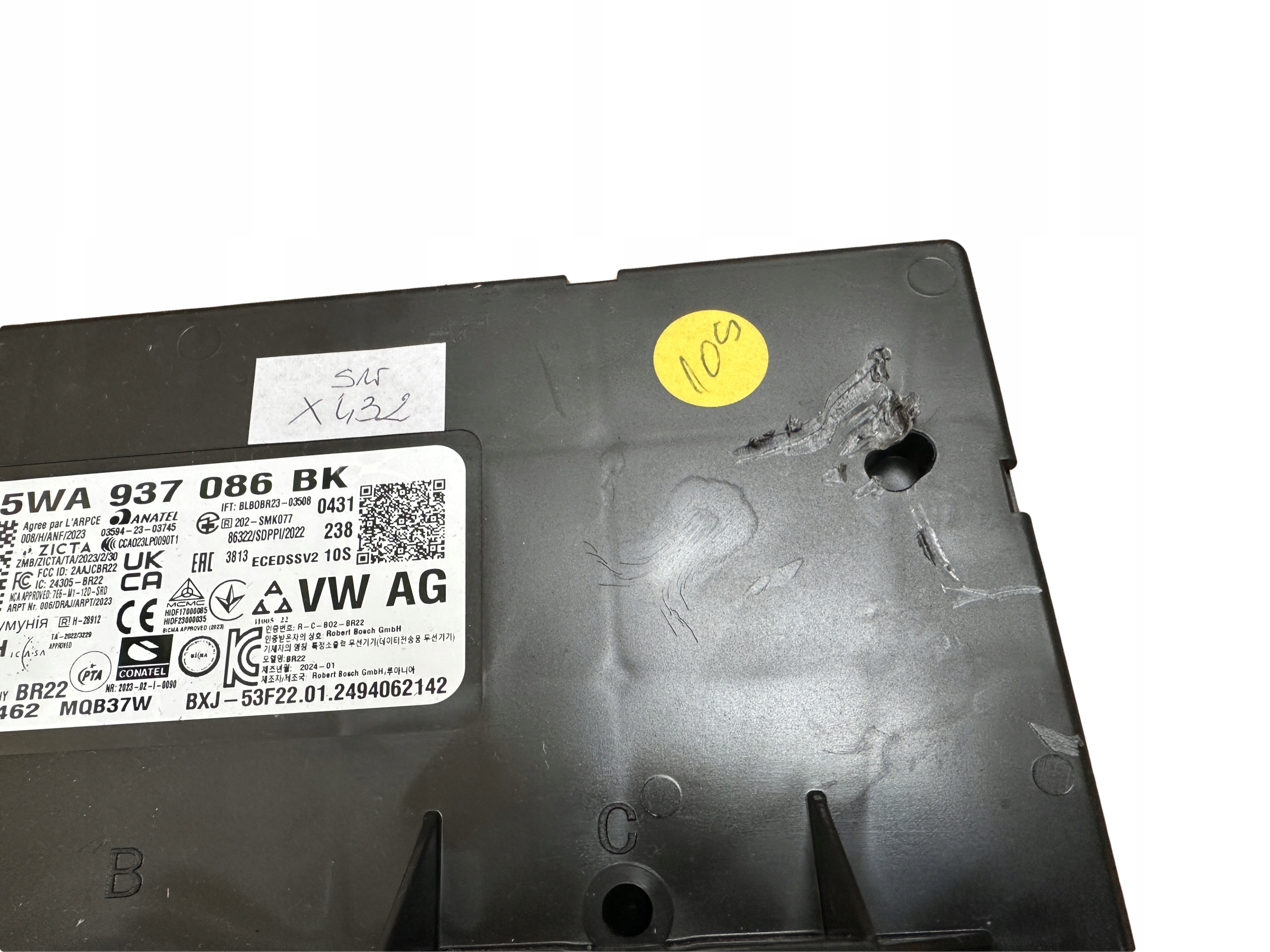 VW CUPRA SKODA control unit BORDNETZ 5WA937086BK