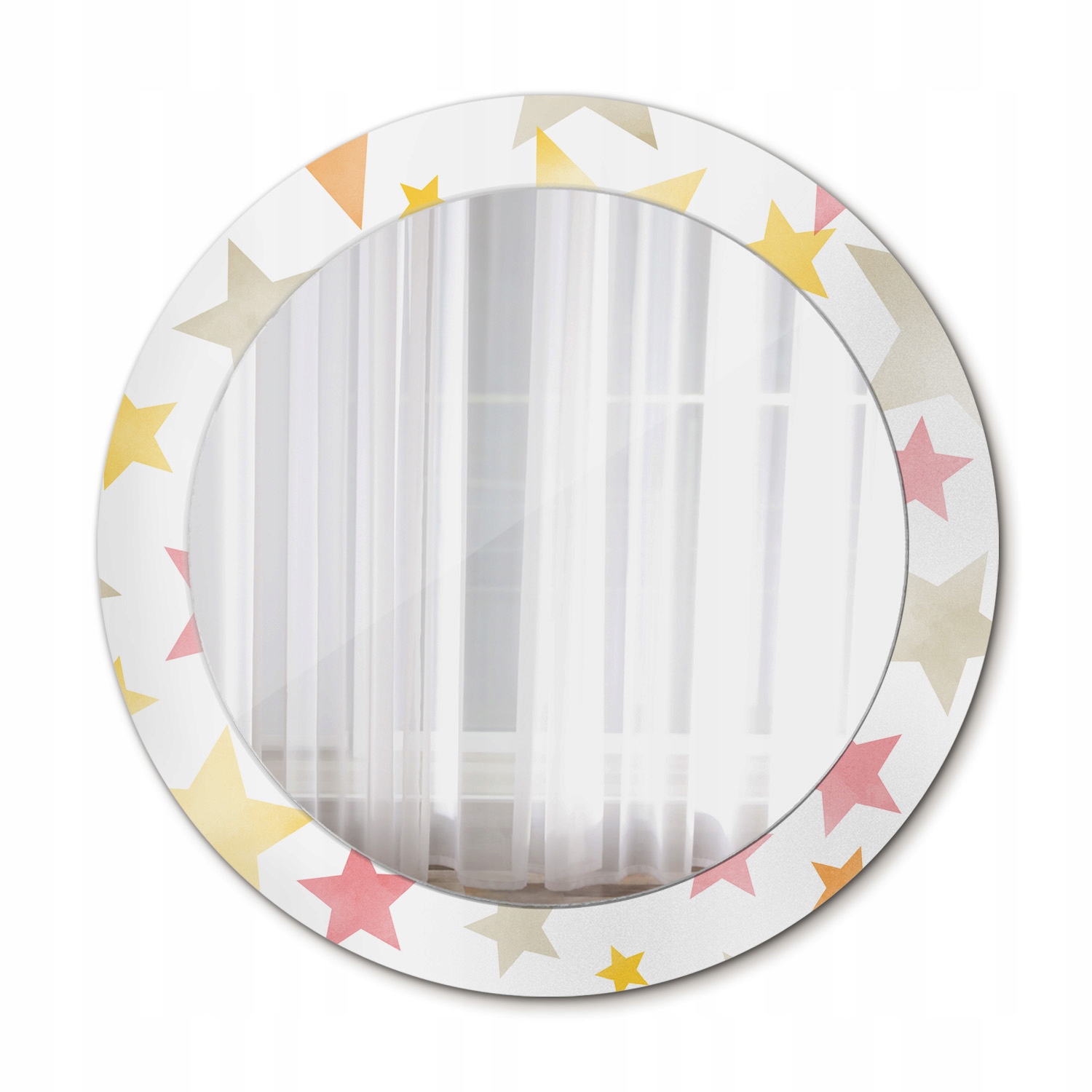Závesné zrkadlo do kúpeľne Pastelové hviezdy 70 cm