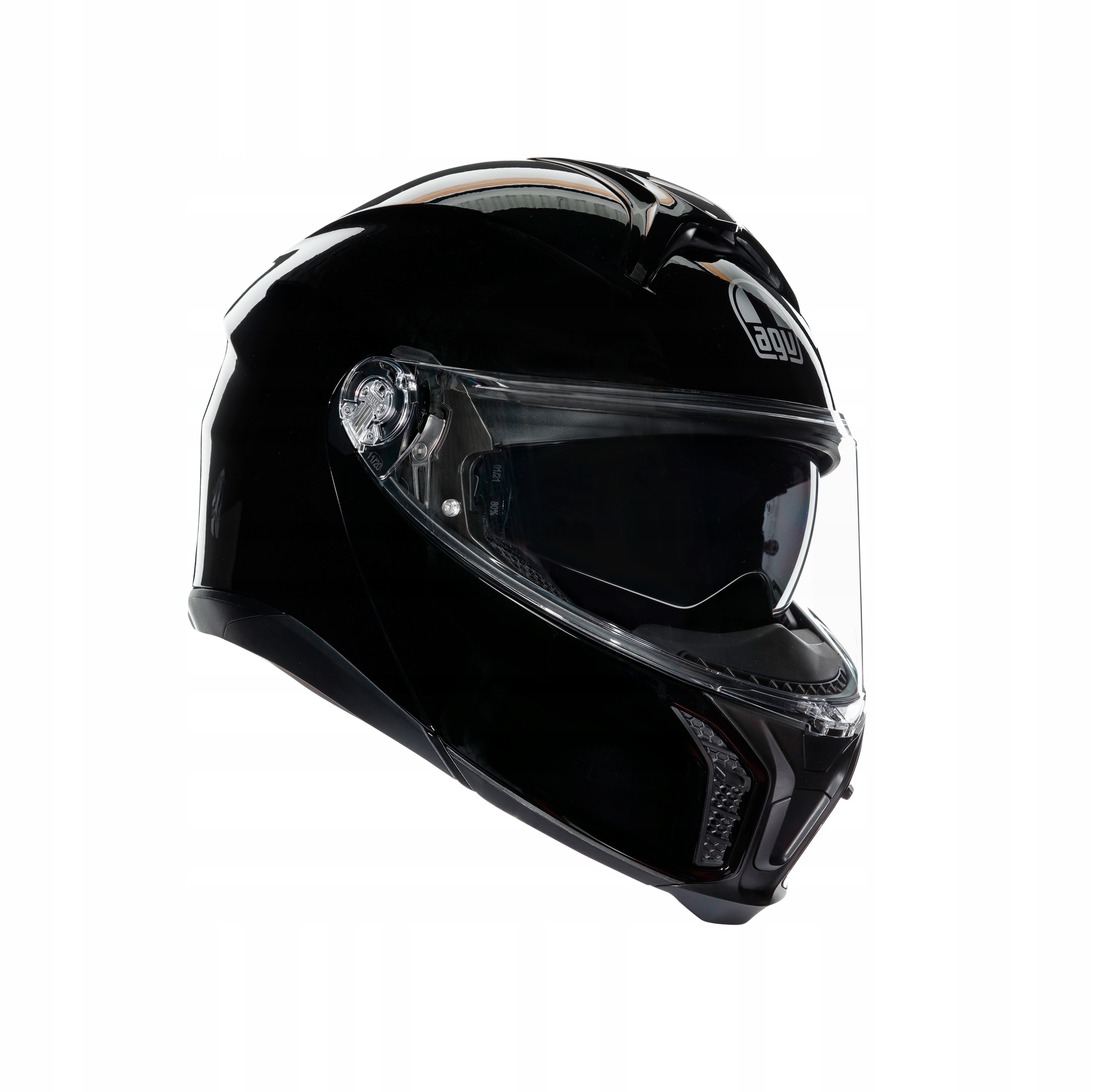 Čeľusťová prilba Agv Tourmodular Čierny lesk XL