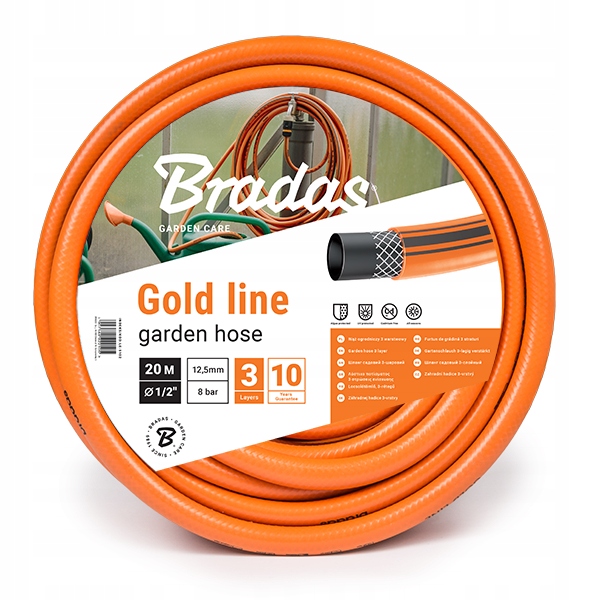 

Bradas Wąż ogrodowy Gold Line 3/4" 30m