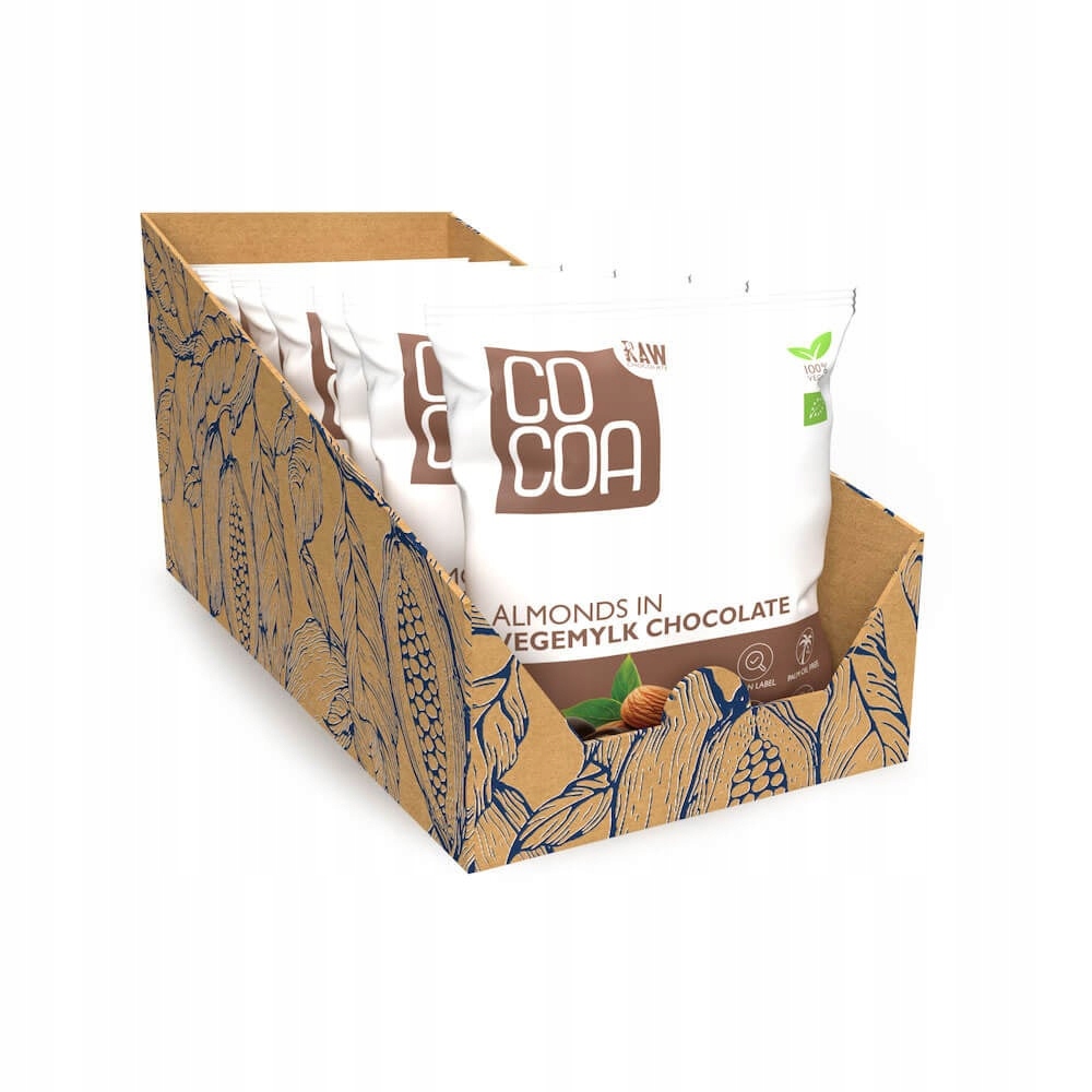 Migdały w czekoladzie vegemylk Cocoa Bio 7x70g
