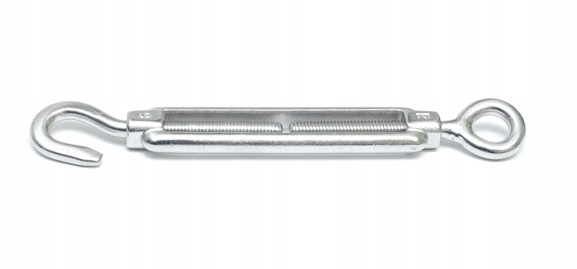 M8 ŚRUBA RZYMSKA NIERDZEWNA OKO-HAK ŚCIĄGACZ A4