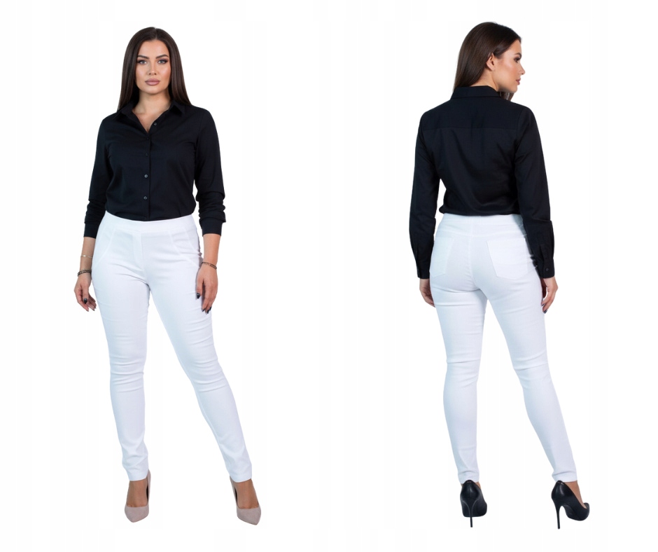 Kalhoty zúžená nohavice Cevlar barva bílá velikost 50