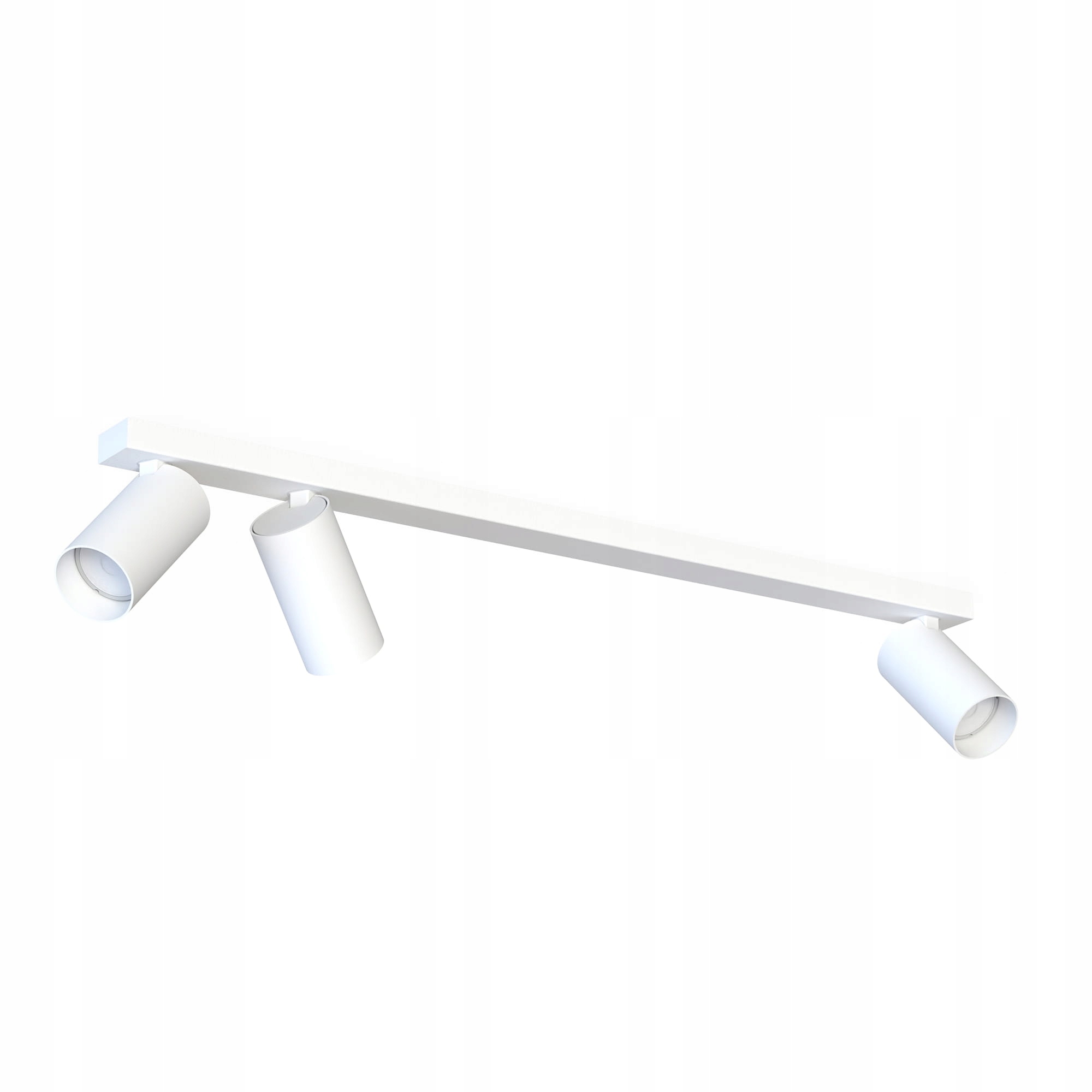 Nástenná stropná lampa biela s lištou 70 cm, 3 reflektory Mono Nowodvorski