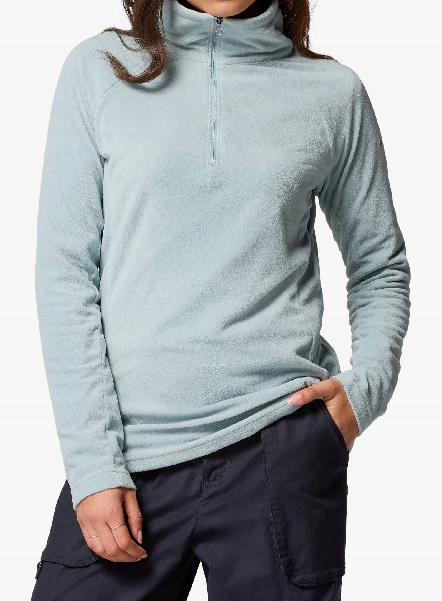 Dámská mikina bez kapuce Mikina Columbia Glacial IV 1/2 Zip Crushed Blue Xs