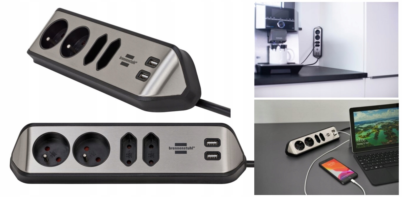 

Listwa Zasilająca Narożna Usb Biurkowa Kuchenna
