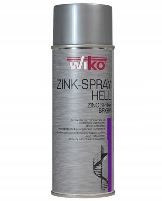 Cynk w sprayu farba cynkowa Ocynk antykorozyjny Wiko 400 ml