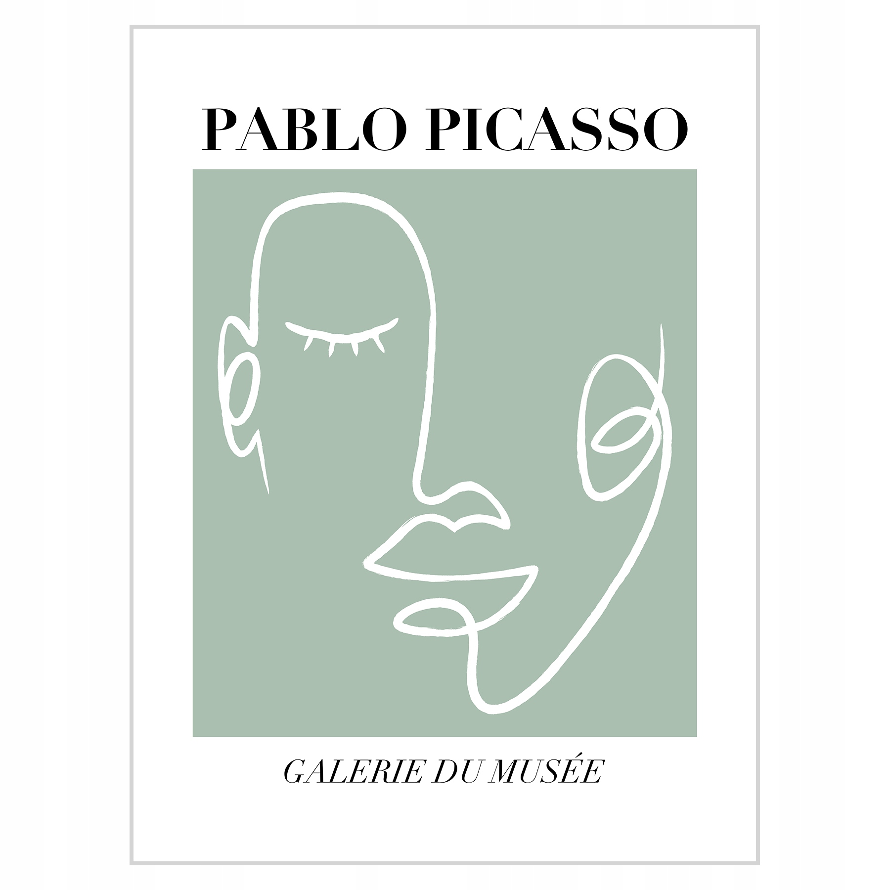 

Plakat 30x40 Line Art Pablo Picasso