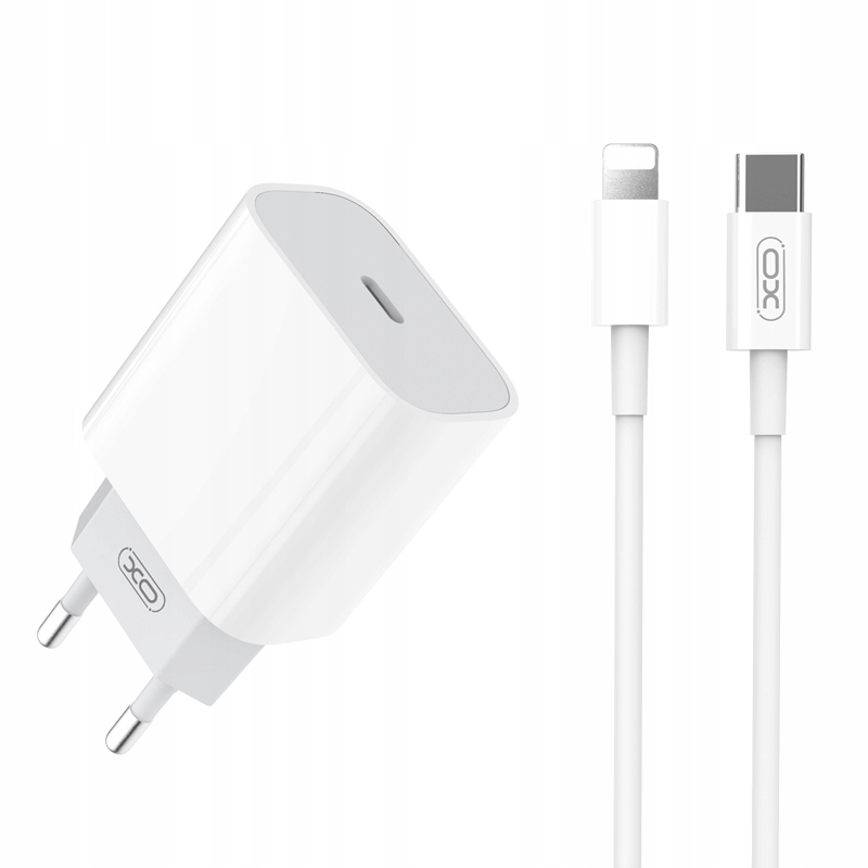 ŁADOWARKA FAST 20W+KABEL USB-C - LIGHTNING IPHONE