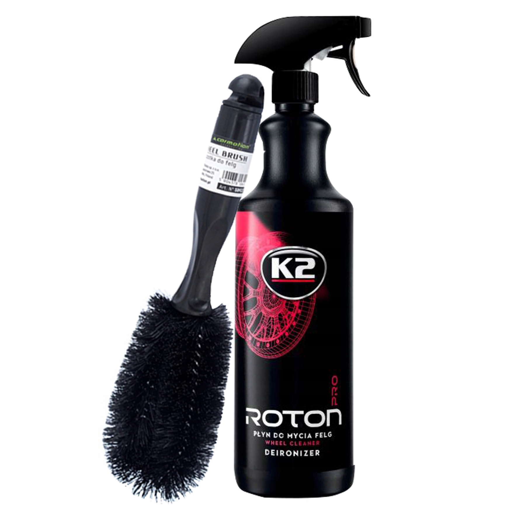 

K2 Roton Pro 1L Żel do felg Krawy Efekt +Szczotka