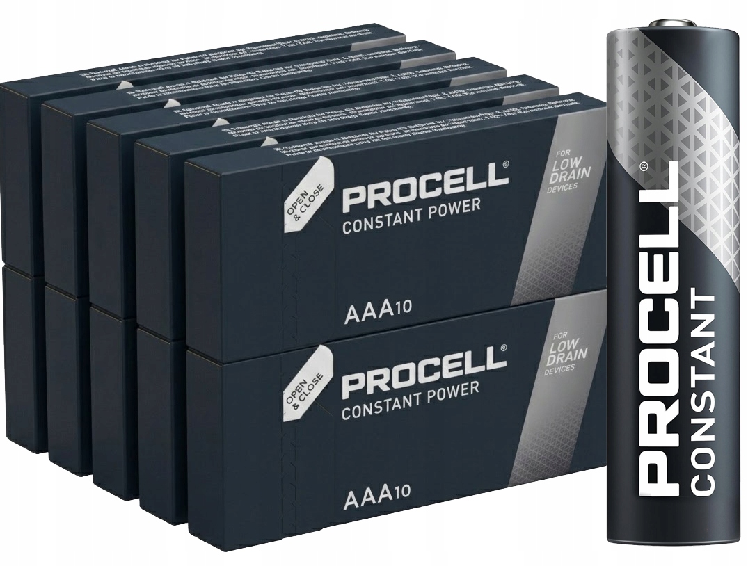 Alkalické Baterie LR03 Aaa MN2400 1,5V Sada 100 Ks Box Constant Power