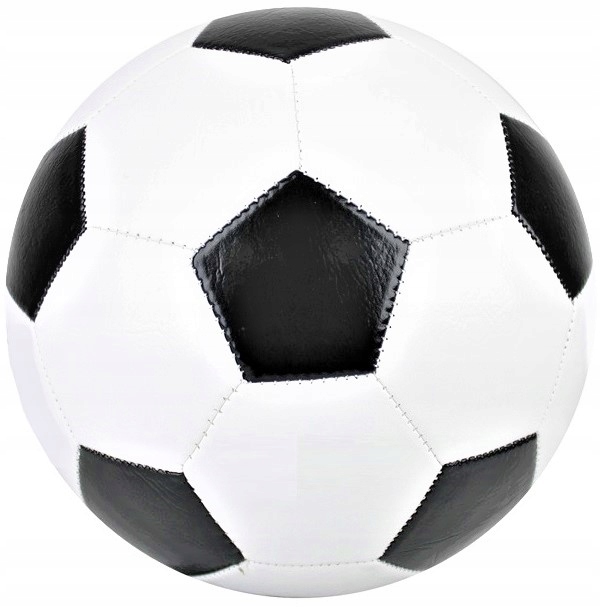 KLASYCZNA PIŁKA NOŻNA BIAŁO-CZARNA DO NOGI ROZMIAR 5