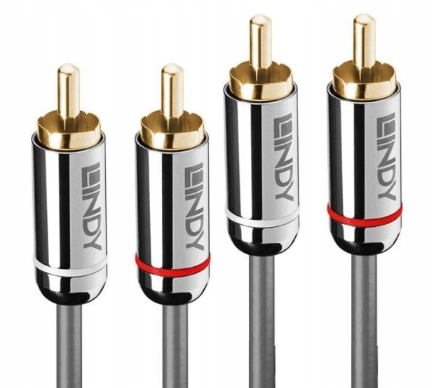 

Kabel audio 2xRCA-2xRCA Cinch Stereo Lindy 0.5m