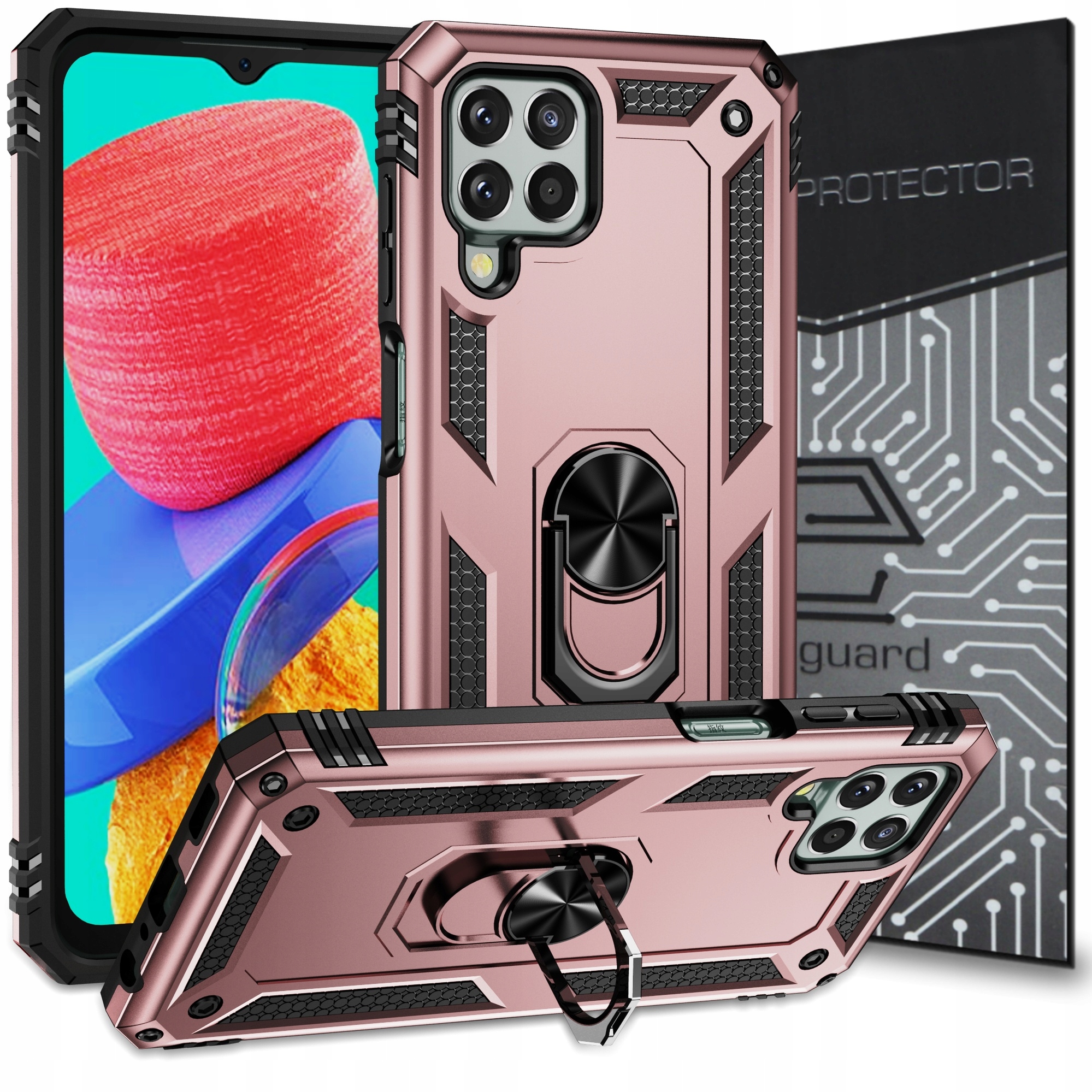 

Etui Pancerne Case+szkło do Samsung Galaxy M33 5G