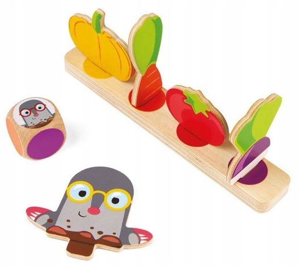 Janod Gra wyścig Strzeż się kreta! Maksymalna liczba graczy 4