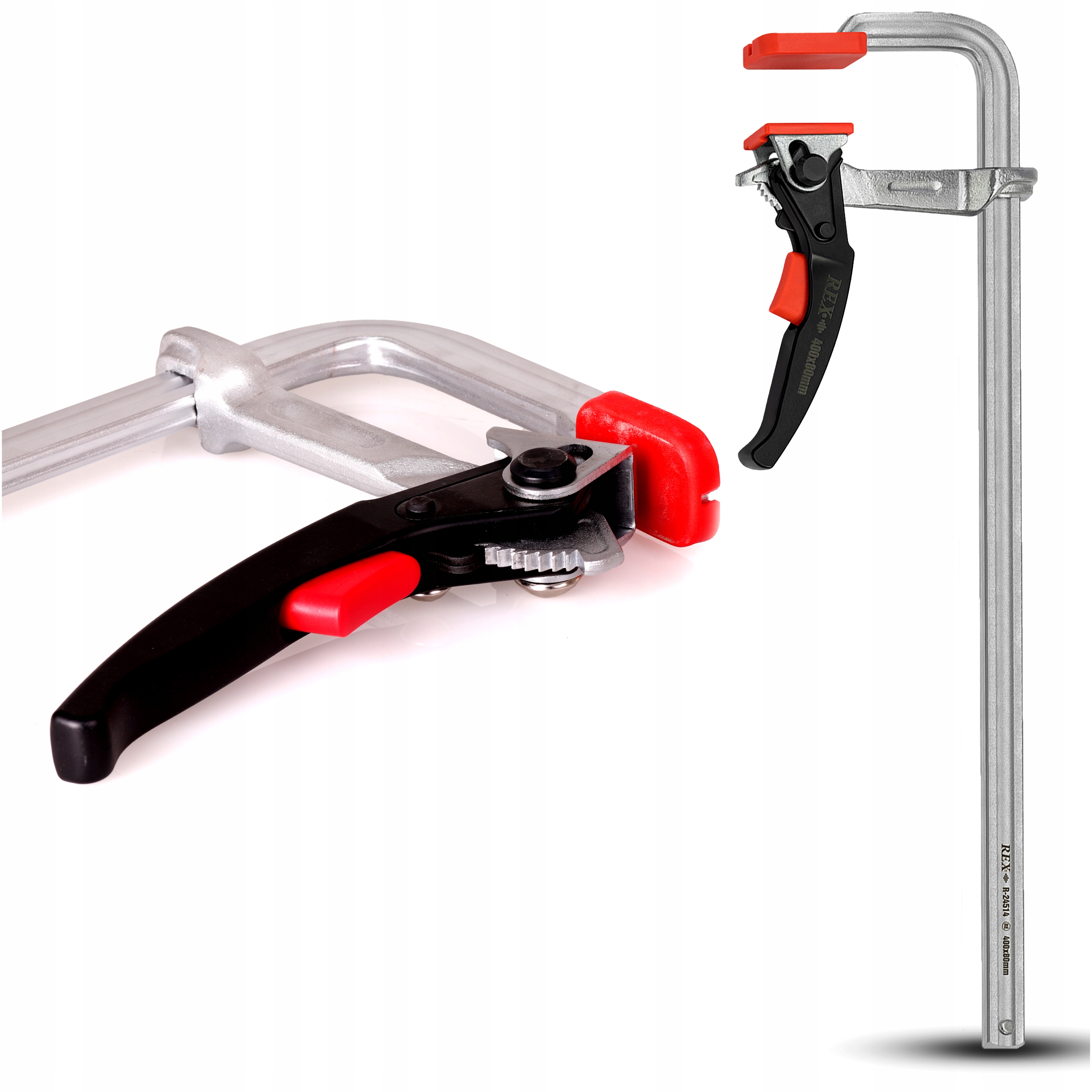 Svařovací Svěrka 400x80 mm Kovaná Zámečnická Západka