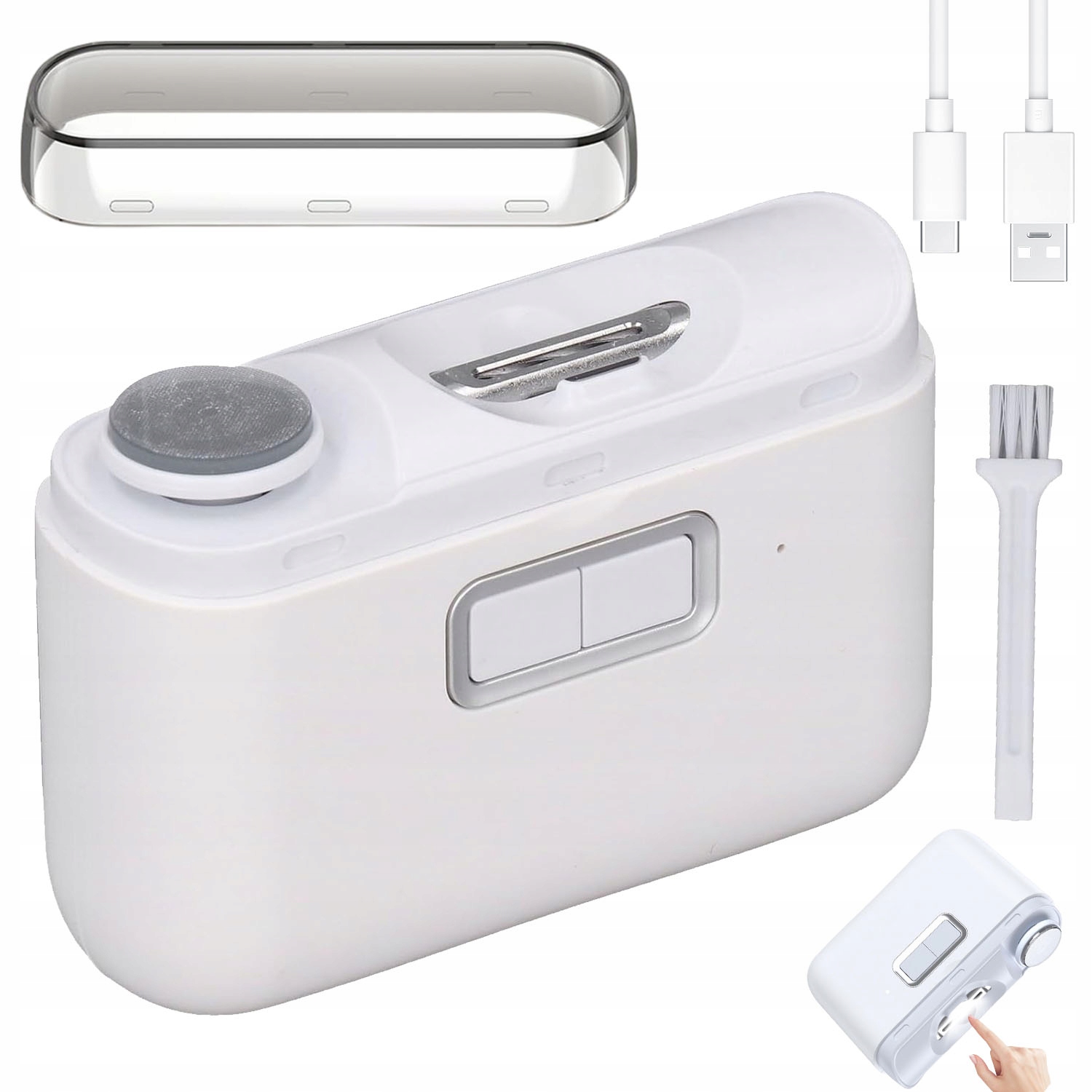 Elektrické Automatické Kleštičky Na Nehty S Led Světlem