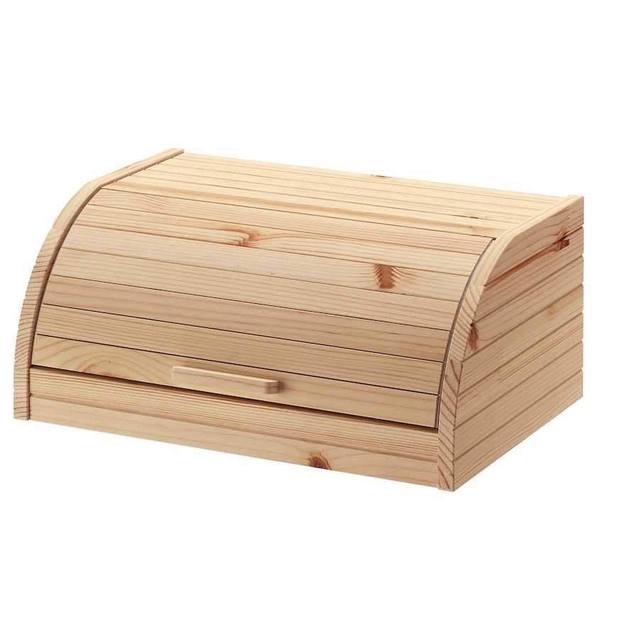 Dřevěný chlebník Magasin – klasická nádoba do kuchyně Ikea