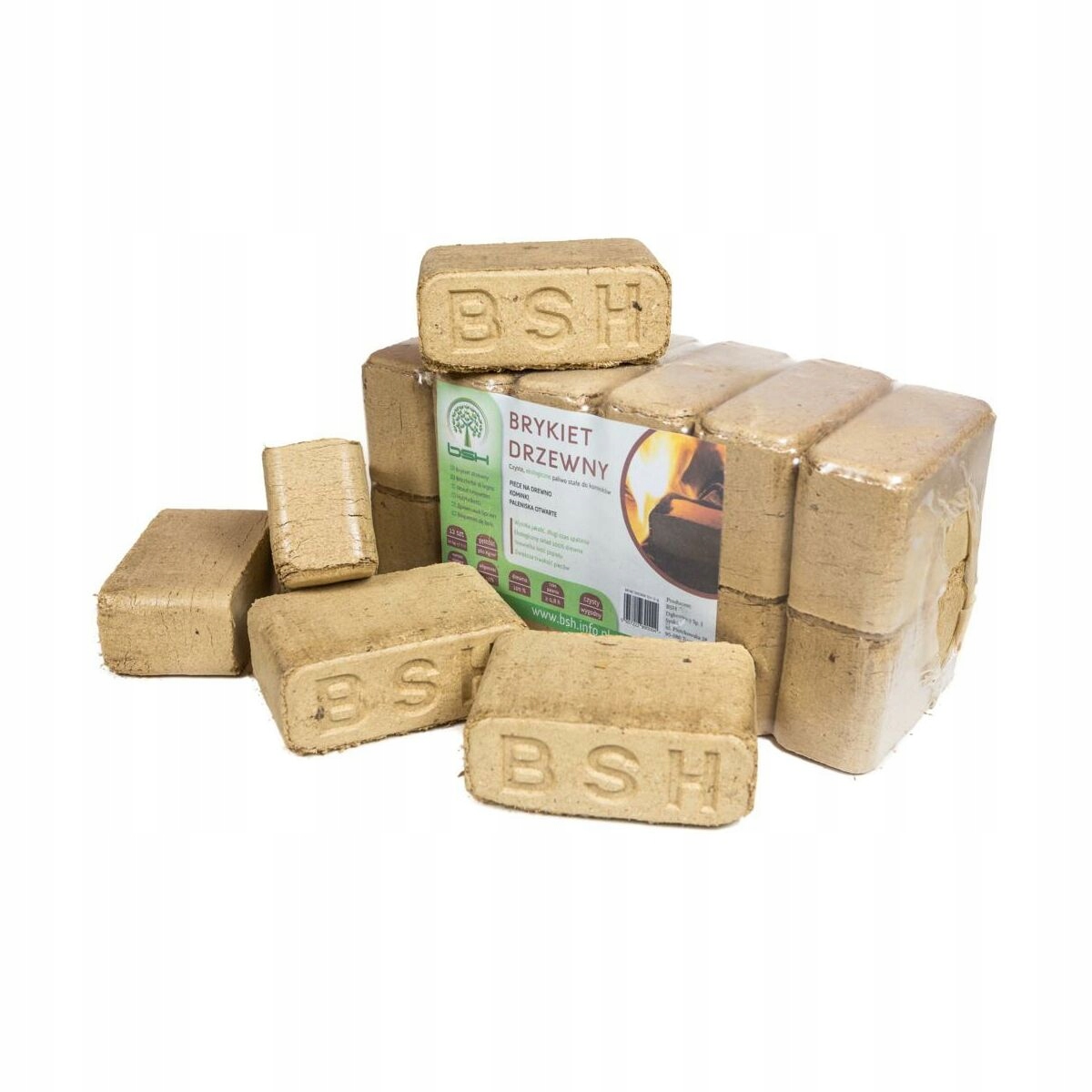 

Brykiet drzewny Ruf 10 kg Bsh kostka Golden Stone
