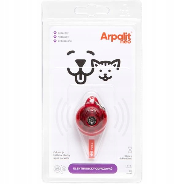Elektr. odpuz klíšťat Arpalit Dog pro psy a kočky 1ks