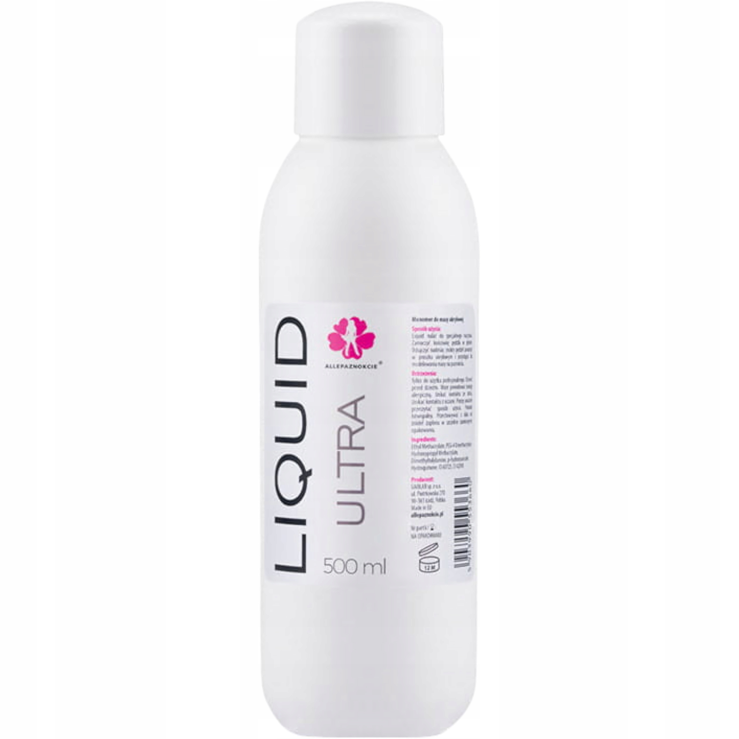 Liquid Ultra Středně schnoucí pro akryl Allepaznokcie 500 ml