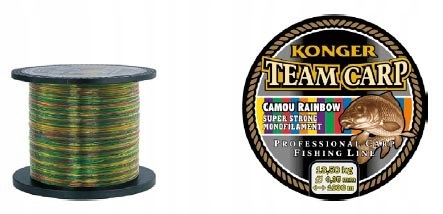 K. Żyłka Team Carp Rainbow 0,25mm 1000m