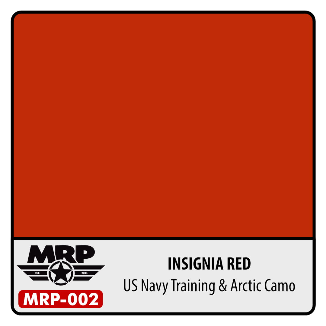 Mr.paint MRP-002 Insignia Red 30ml (us Navy Training & Artic Camo)