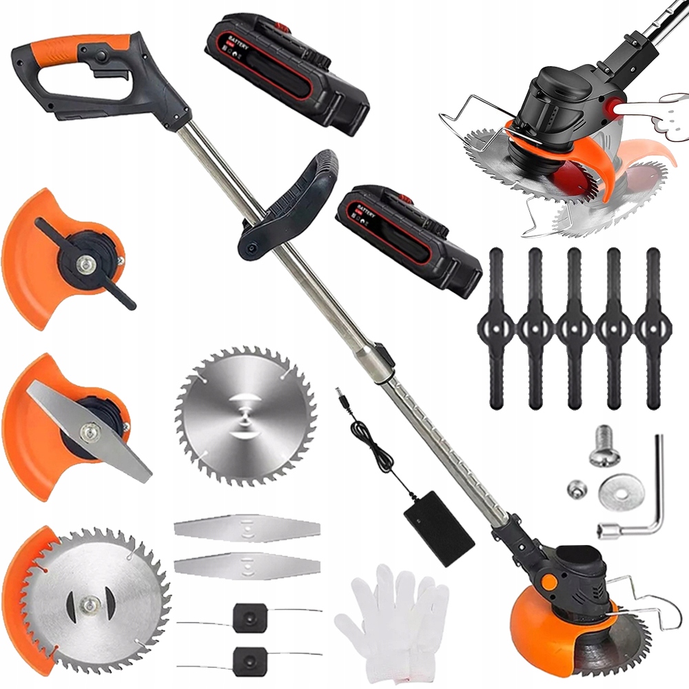 Aku Vyžínač Elektrická Křovinořez Vyžínač Na Trávy 21V Výkonný