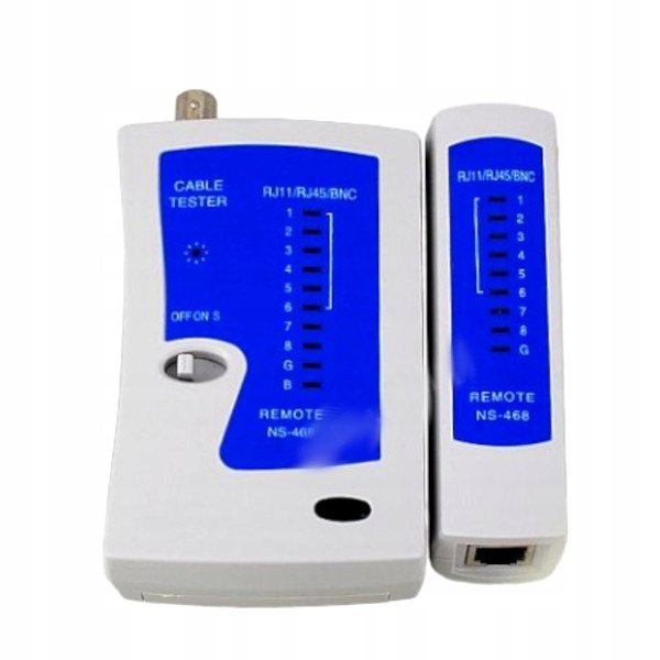 Tester okablowania RJ45 8p8C Bnc terminator
