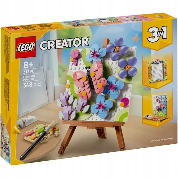 Lego Creator – Dekorativní obraz s květinami 31390