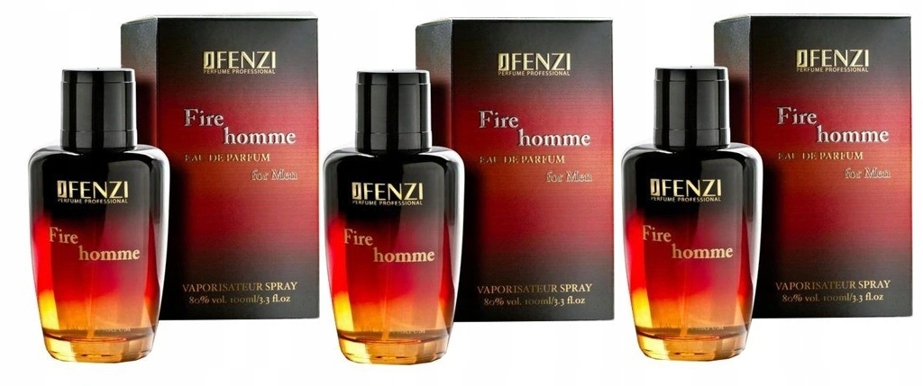 JFenzi Fire Homme 3x100ml eau da parfum Dárek