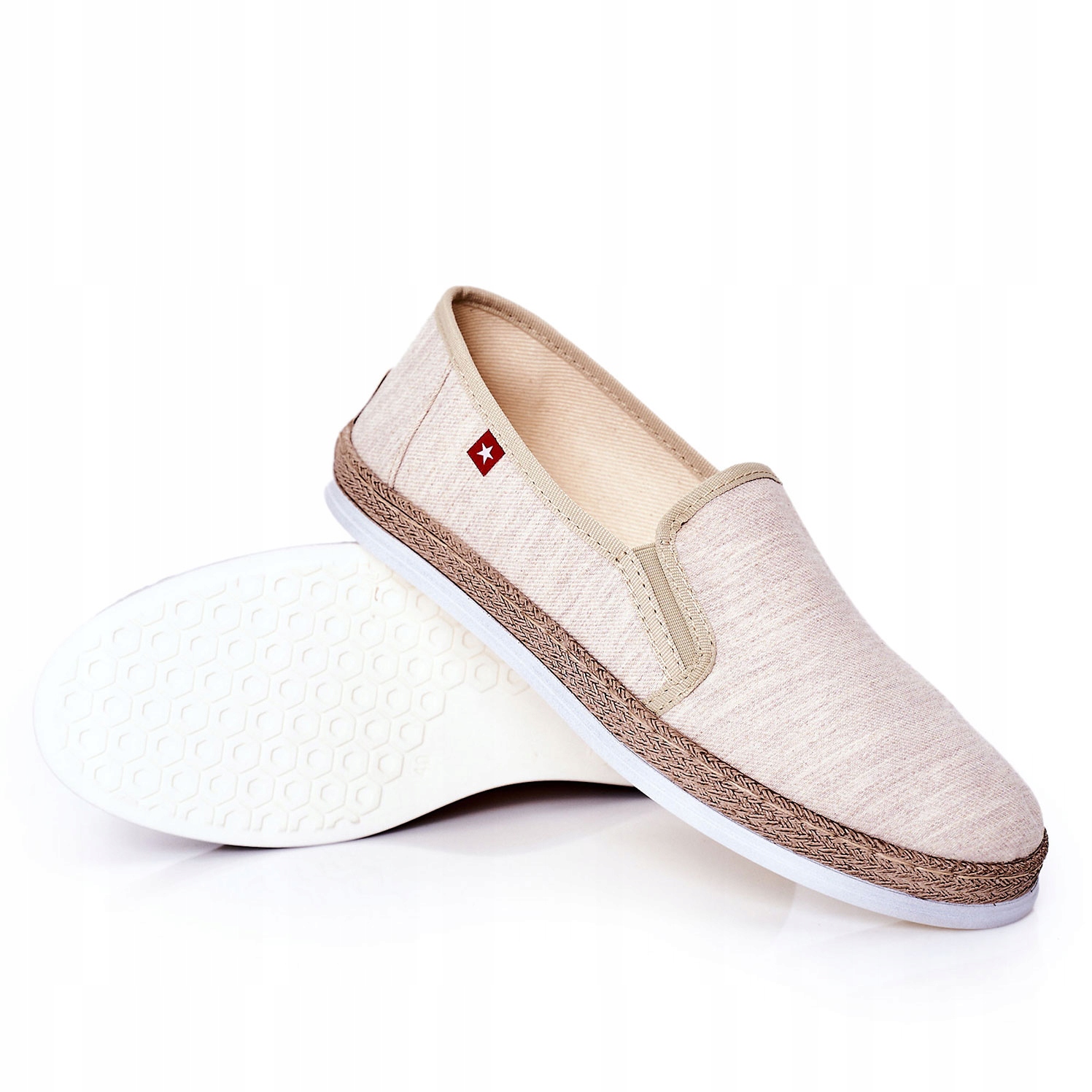 

Męskie Espadryle Big Star HH176001 Beżowe 42