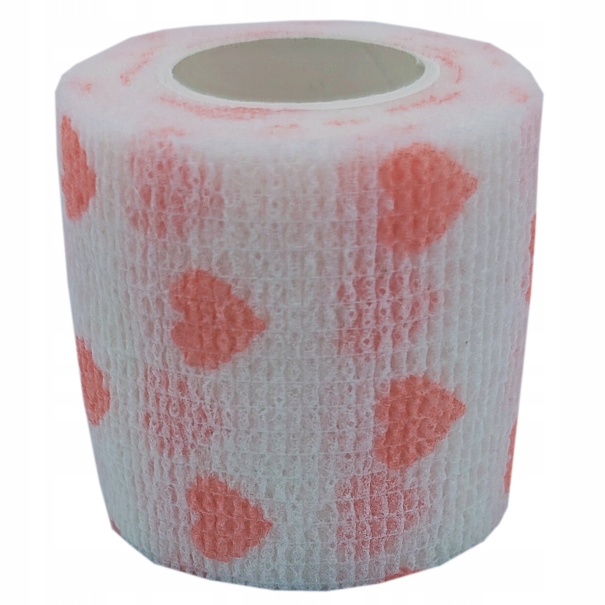 

Bandaż kohezyjny 5cmx4.5M Biały w serca